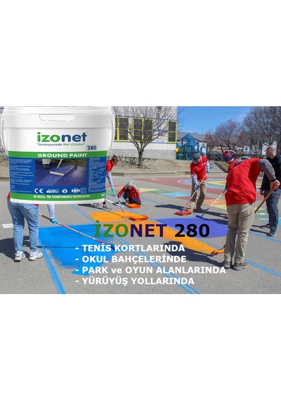 İzonet 280 Tenis Kort Boyası 18 Kg