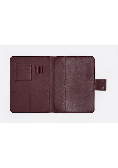 Necati Çanta Apple Uyumlu MacBook Air Pro 13-14 Inç Organizer Evrak & Laptop & Tablet Çantası - Bordo Bordo