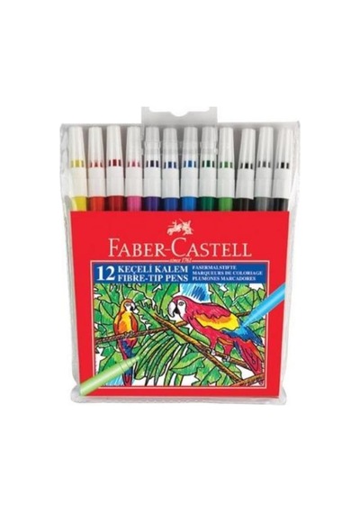 Faber Castell Yıkanabilir 12’li Keçeli Kalem