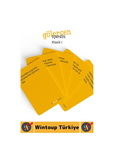 Oyun Eğlenceli Kız Erkek Grup Arkadaş Ortamı Komik Görev Ceza Kart Oyunu Gülersen İçersin-klasik 1