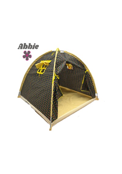 Abbie Lx Ss Eko Çocuk Oyun Çadırı Sarı Siyah Mor