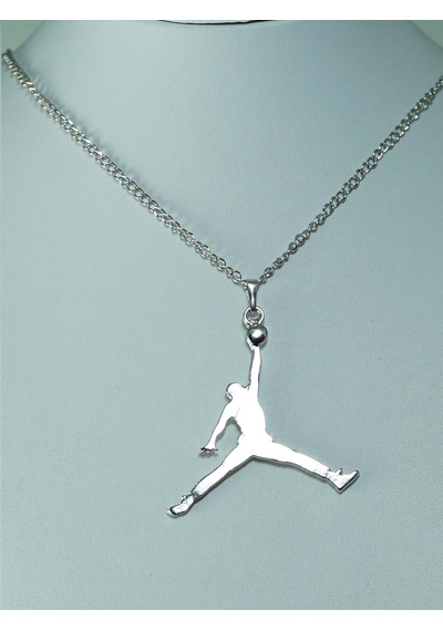 Jordan Logo Kolye Gümüş