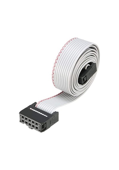 70Cm 10 Pin Idc Flat Kablo Ribbon Isp Avr Arm Swd Jtag Programlam