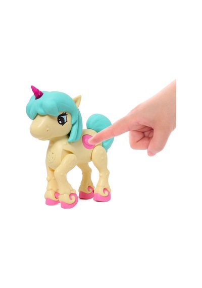 Sesli Ve Işıklı Turkuaz Yeleli Unicorn