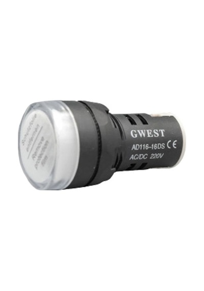 22mm 220v. Ledli Sinyal Lambası 5 Adet Beyaz