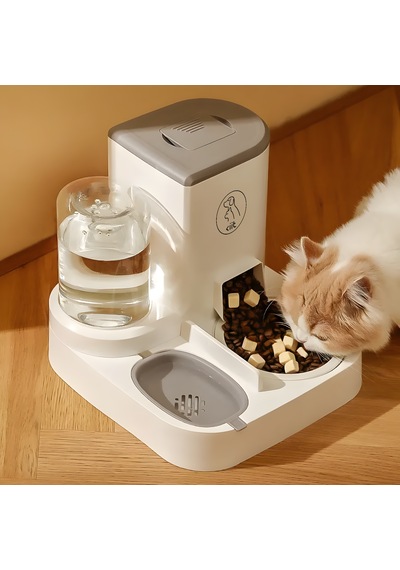 Kiit 2si1 Arada Kedi ve Köpek Porselen Mama Su Kabı 2200 ML