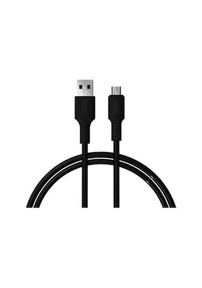 Coral Micro Usb Hızlı Şarj Kablosu Siyah + Siyah Uç 120 Cm Diğer