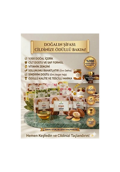 Doğal Argan Sabunu %100 Saf Yoğun Nemlendirici & Onarıcı Etki Saç Ve Cilt Bakım Sabunu kokusuz