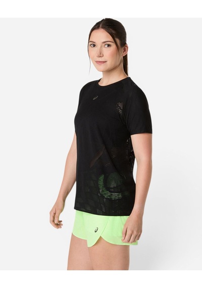 Asics Metarun Ss Top Kadın Siyah Kısa Kollu Tshirt 2012d418-001