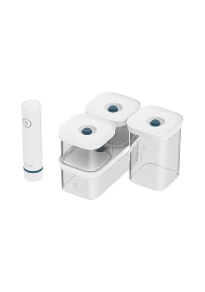 Fresh & Save Cube La Mer Vakumlu Başlangıç Seti, Boyut S/m, 5 Parça, Vakum Pompası Dahil, Hava Geçirmez Ve Vakumla Diğer