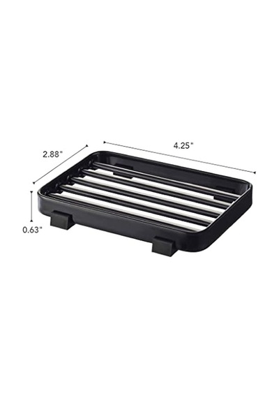 Seifenablage, Stahl, Schwarz, One Size Diğer