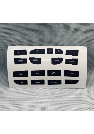 A3 S3 8p Uyumlu Radio Teyp Sticker Etiket Tamir Kiti 1 Adet