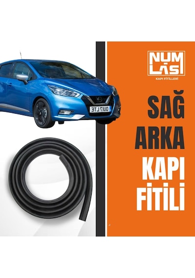 Nissan Micra 2018-2022 Sağ Arka Kapı Fitili-a Kalite-numlas-nm5525