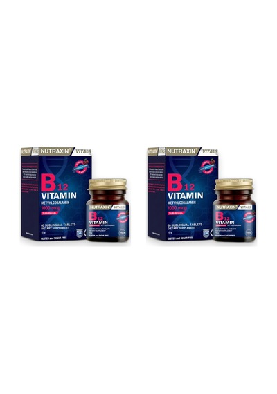 Nutraxin B12 Vitamin 60 Tablet 2 Li Set