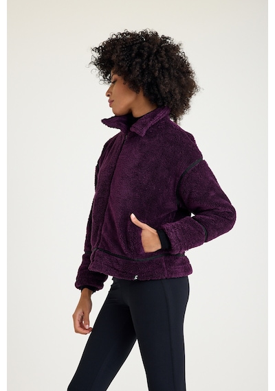 Scorp Shine Casual Kadın Peluş Mont Mor Mor