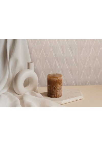 3 Boyutlu Duvar Paneli Kabartmalı Baklava Desen Pvc 41x41 Cm/ 6 Adet /1 M² Beyaz Huş
