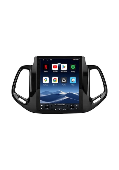 Jeep Compass 2017-2020 Tesla Android Multimedya Carplay Android Auto Navigasyon 4gb Ram 64gb 9.7''