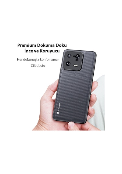 Dux Ducis Xiaomi 13 Pro Fino Serisi Premium Dokuma Silikon Kılıf Dux Ducis Xiaomi 13 Pro Fino Serisi Premium Dokuma Silikon Kılıf