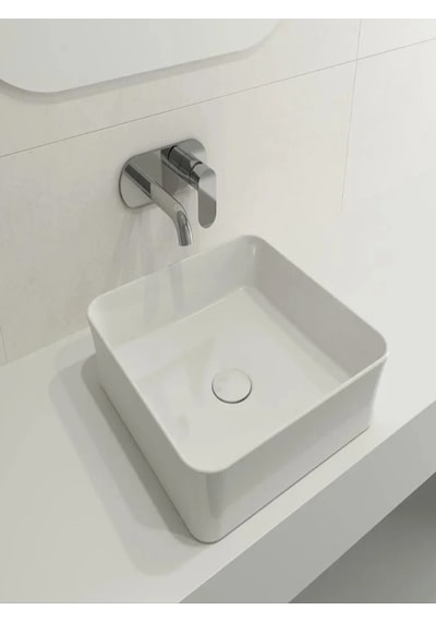 Bocchi Sottile Slim Line Çanak Lavabo Beyaz 38 CM 1477-001-0125
