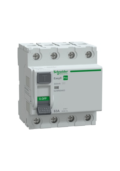 Schneider Electric EZ9R69463 4X63A 30MA Kaçak Akım Rölesi Easy9 Pro