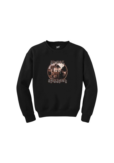 Black Sabbath House Album Siyah Sweatshirt Siyah