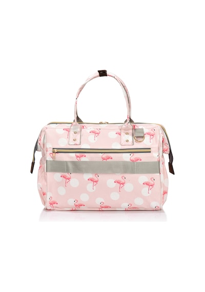 Lal Baby Baggage Bag Flamingo Omuz Askılı Anne Bebek Bakım Çantası Pembe