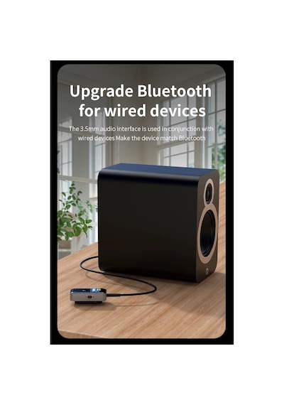 M20 2 Si 1 Arada Bluetooth 5.4 Transmitter Ses Alıcı & Verici 3.5mm Aux, Micro Sd Kart Çalar, Led Ekranlı Kablosuz Adaptör, Dahili Pil, Araba, Tv, Pc & Hoparlör İçin Stereo Müzik Aktarıcı