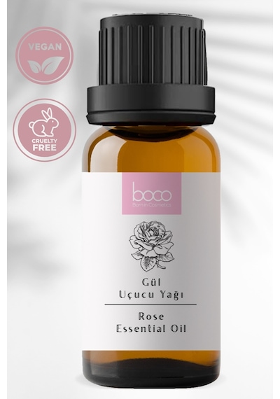 Boco Born In Cosmetics %100 Saf Gül Uçucu Yağı 10 ML