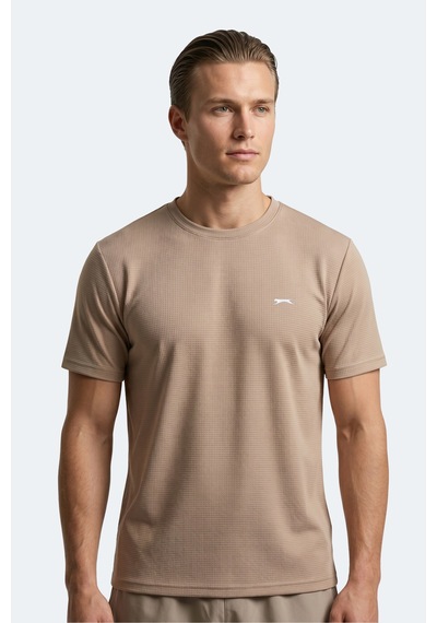 Slazenger Hıjack I Erkek Vizon Tişört