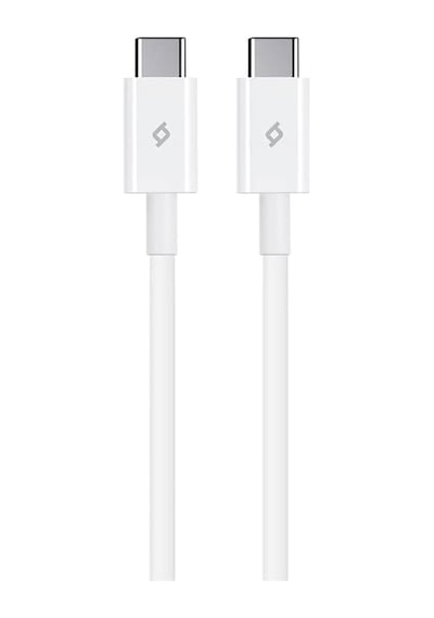 Usb-c - Usb-c 120cm 60w Pd/qc Hızlı Şarj/data Kablosu Beyaz Standart
