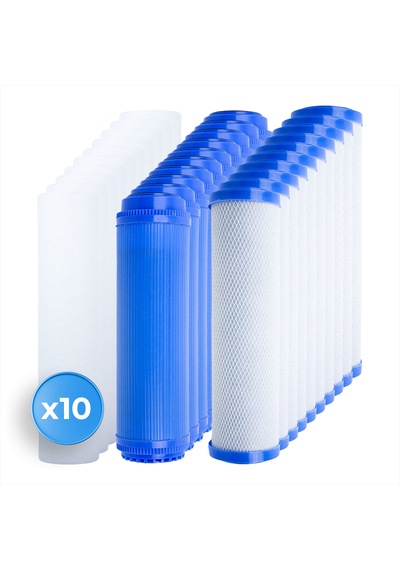 Açık Kasa Su Arıtma Cihazı Ön Filtre Set 10 Takım