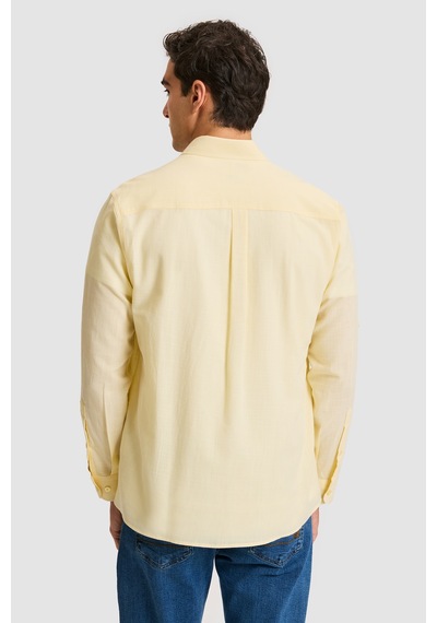 U.s. Polo Assn. Erkek Açık Sarı Gömlek Basic 50324660-vr004 Acık Sarı