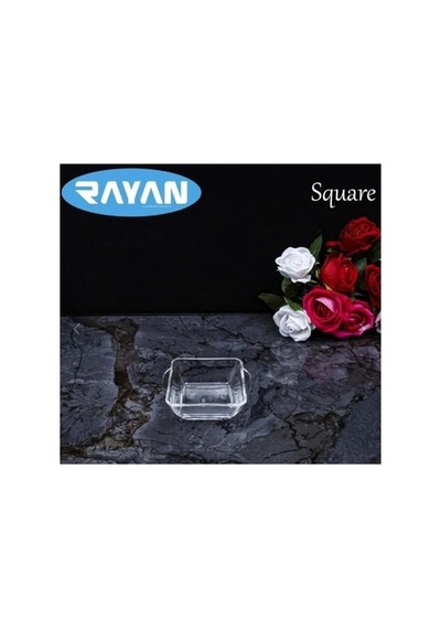 Square Tekli Kare Cam Kahvaltılık Kase Royaleks-25057 Standart