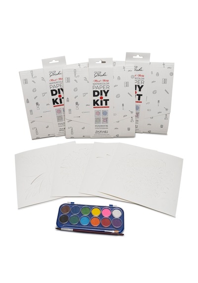 Aishaart Dıy Kit 4 Desenli Suluboya Sanat Seti