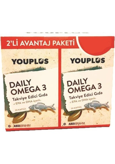 Youplus Daily Omega-3 30 Kapsül 2 Al 1 Öde
