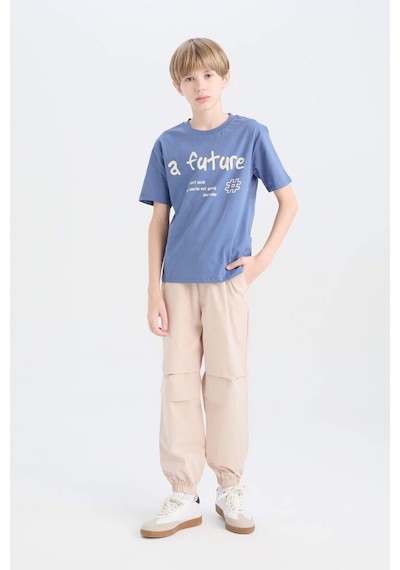 DeFacto Erkek Çocuk Jogger Fit Standart Paça Paraşüt Pantolon D9851A825SPBG107