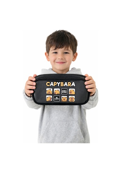 Lisanslı Okul Çantası Set Sırt Çantası, Beslenme Çantası Ve Siyah