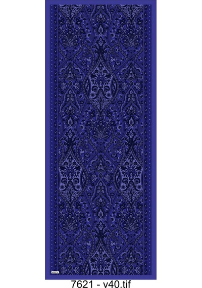 Mirsoy Scarf Sara Etnik Desen Şal Saks