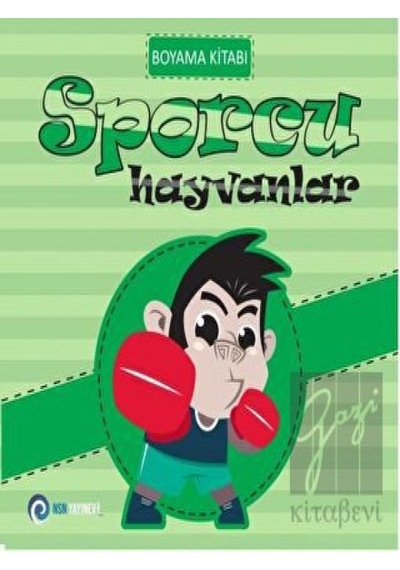 Sporcu Hayvanlar - Boyama Kitabı NSN Yayınevi  -  NSN Yayınevi