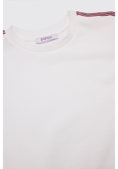 Panço Erkek Çocuk Beyaz Sweatshirt 2611bk08011