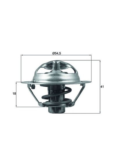 Termostat - Dacia Duster, Sandero, Dokker, Lodgy - Mahle-tx16282d