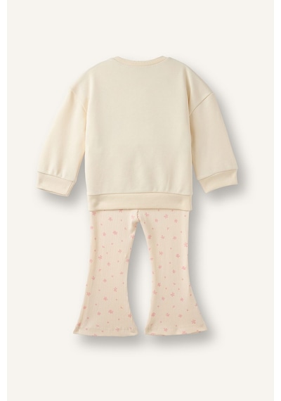 Defacto Bisiklet Yaka Sweatshirt Üst İspanyol Paça Tayt Alt 2li Takım Kız Bebek I3840a526wner233 Ekru-er233 Defacto Bisiklet Yaka Sweatshirt Üst İspanyol Paça Tayt Alt 2li Takım Kız Bebek I3840a526wner233 Ekru-er233