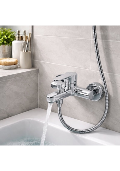 Newarc 971511 Domino Banyo Bataryası 971511 Krom
