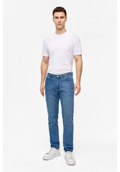 Backandbond Mavi Slim Fit Denim Pantolon Çok Renkli