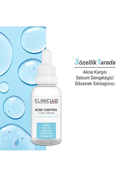 Cliniclab Akne Eğilimli Ciltler İçin Gözenek Sıkılaştırıcı Bakım Serumu 30 ML