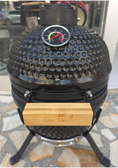 Chefden Prime 13 Seramik Kömürlü Siyah Barbekü