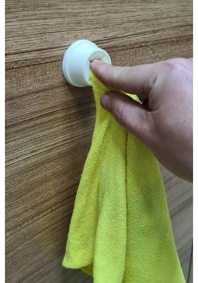 Mutfak Banyo Pratik Silikon Bez Askısı 2 Adetli Set Krem Renk Rd001 Plastik Beyaz Diğer