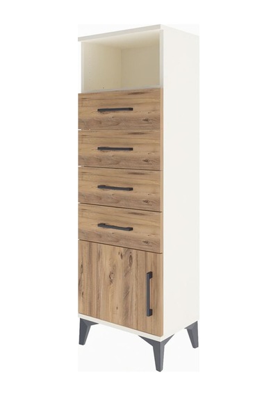 Arges Dolap Tek Raflı 4 Çekmeceli Tek Kapaklı 44x30x134 Aytaşı-çam Aytası Arges Dolap Tek Raflı 4 Çekmeceli Tek Kapaklı 44x30x134 Aytaşı-çam Aytası