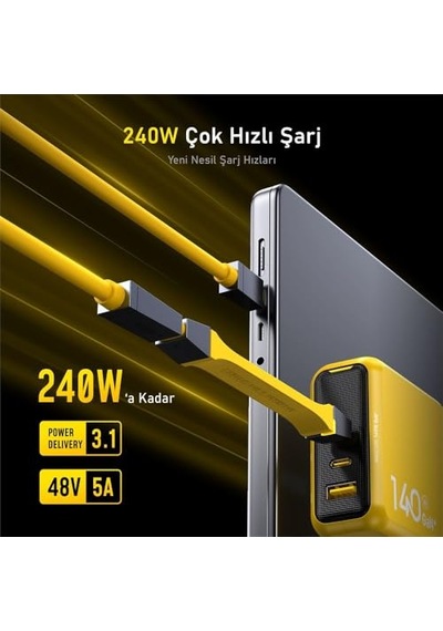 Future Power Usb-c To Usb-c Lightning Modüler Uzayabilen 2 6m 480mbps 240w Pd 3.1 Süper Hızlı Şarj Data Kablo Seti Diğer