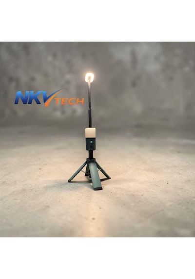 Teleskopik Tripod Tabanlı Taşınabilir Kamp & Outdoor Lambası-nkvtech Zf6968 Mavi